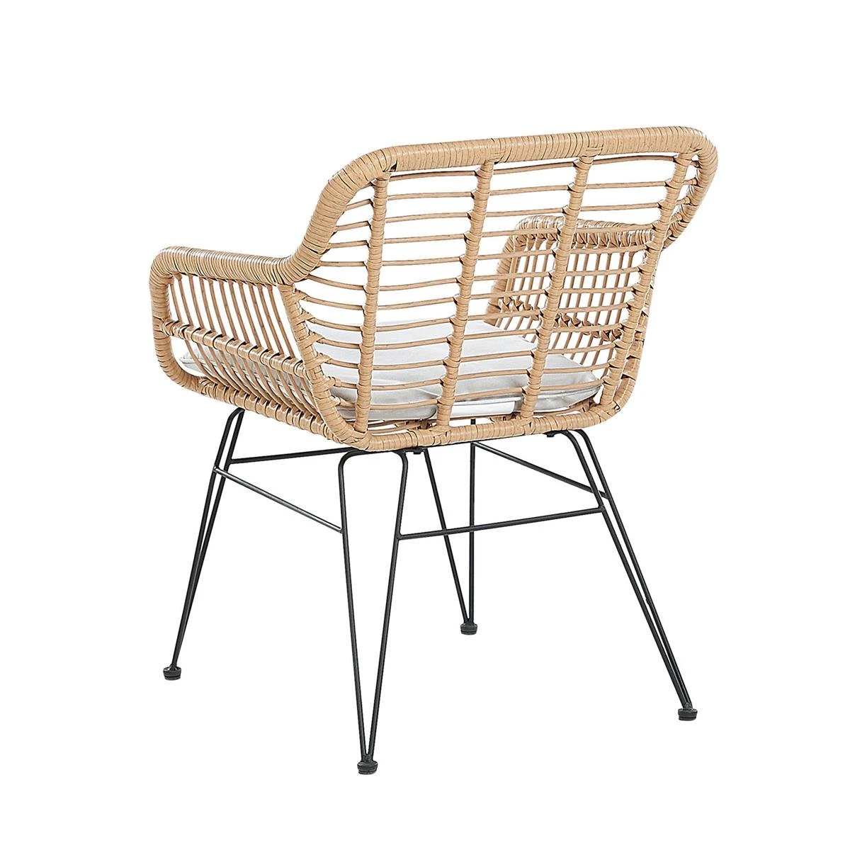 Beliani - TRESTINA - Bistroset Voor 2 - Natuurlijk - PE Rotan 7 Beliani - TRESTINA - Bistroset Voor 2 - Natuurlijk - PE Rotan - Afbeelding 5