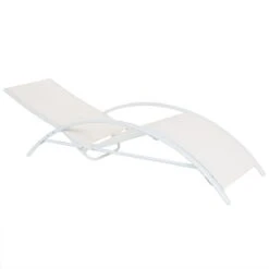 Beliani - GAETA - Zonnenbed - Beige - Staal 14 Beliani - GAETA - Zonnenbed - Beige - Staal -Tuinproducten 9436171