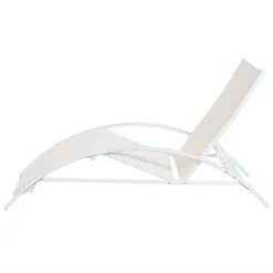 Beliani - GAETA - Zonnenbed - Beige - Staal 16 Beliani - GAETA - Zonnenbed - Beige - Staal -Tuinproducten 9436175