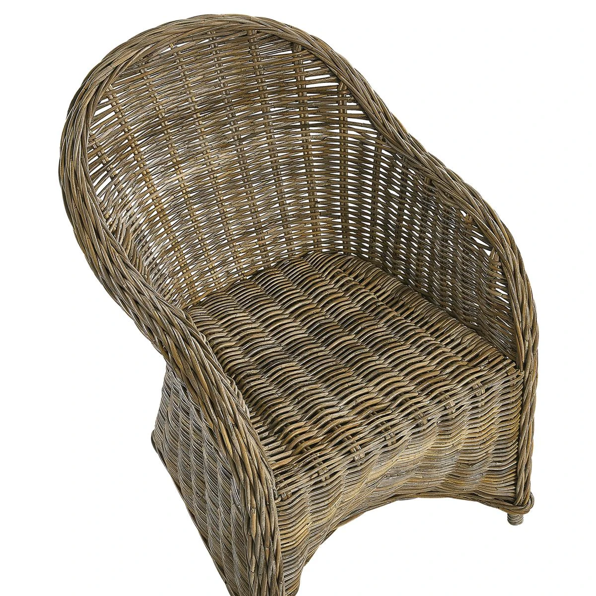 Beliani - SUSUA - Tuinstoel Set Van 2 - Natuurlijk - Rotan 8 Beliani - SUSUA - Tuinstoel Set Van 2 - Natuurlijk - Rotan - Afbeelding 6