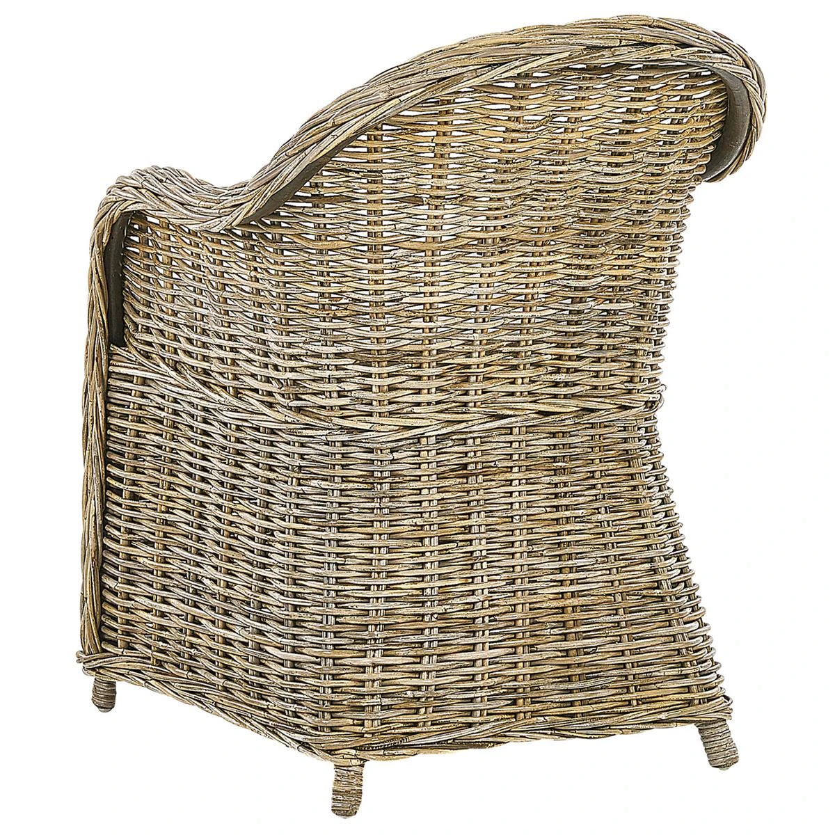 Beliani - SUSUA - Tuinstoel Set Van 2 - Natuurlijk - Rotan 6 Beliani - SUSUA - Tuinstoel Set Van 2 - Natuurlijk - Rotan - Afbeelding 4