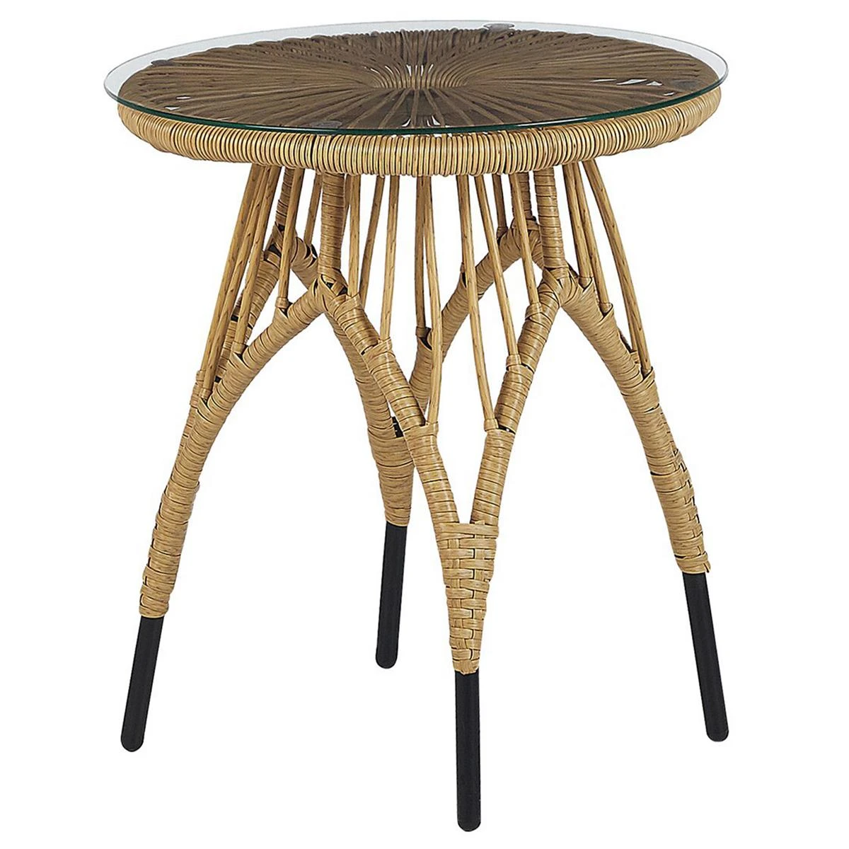 Beliani - PELLARO - Bistroset Voor 2 - Natuurlijk - PE Rotan 7 Beliani - PELLARO - Bistroset Voor 2 - Natuurlijk - PE Rotan - Afbeelding 5