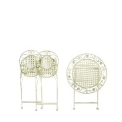 Beliani - BIVIO - Bistroset Voor 2 - Groen - IJzer 16 Beliani - BIVIO - Bistroset Voor 2 - Groen - IJzer -Tuinproducten 9438789