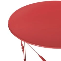 Beliani - FIORI - Bistroset Voor 2 - Rood - Staal 19 Beliani - FIORI - Bistroset Voor 2 - Rood - Staal -Tuinproducten 9439189