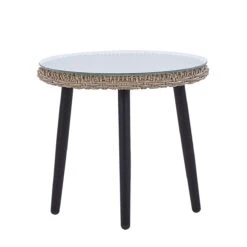 Beliani - ORTIGIA - Bistroset Voor 2 - Natuurlijk - PE Rotan 21 Beliani - ORTIGIA - Bistroset Voor 2 - Natuurlijk - PE Rotan -Tuinproducten 9439242