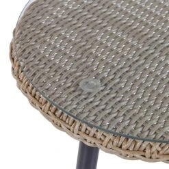 Beliani - ORTIGIA - Bistroset Voor 2 - Natuurlijk - PE Rotan 22 Beliani - ORTIGIA - Bistroset Voor 2 - Natuurlijk - PE Rotan -Tuinproducten 9439244