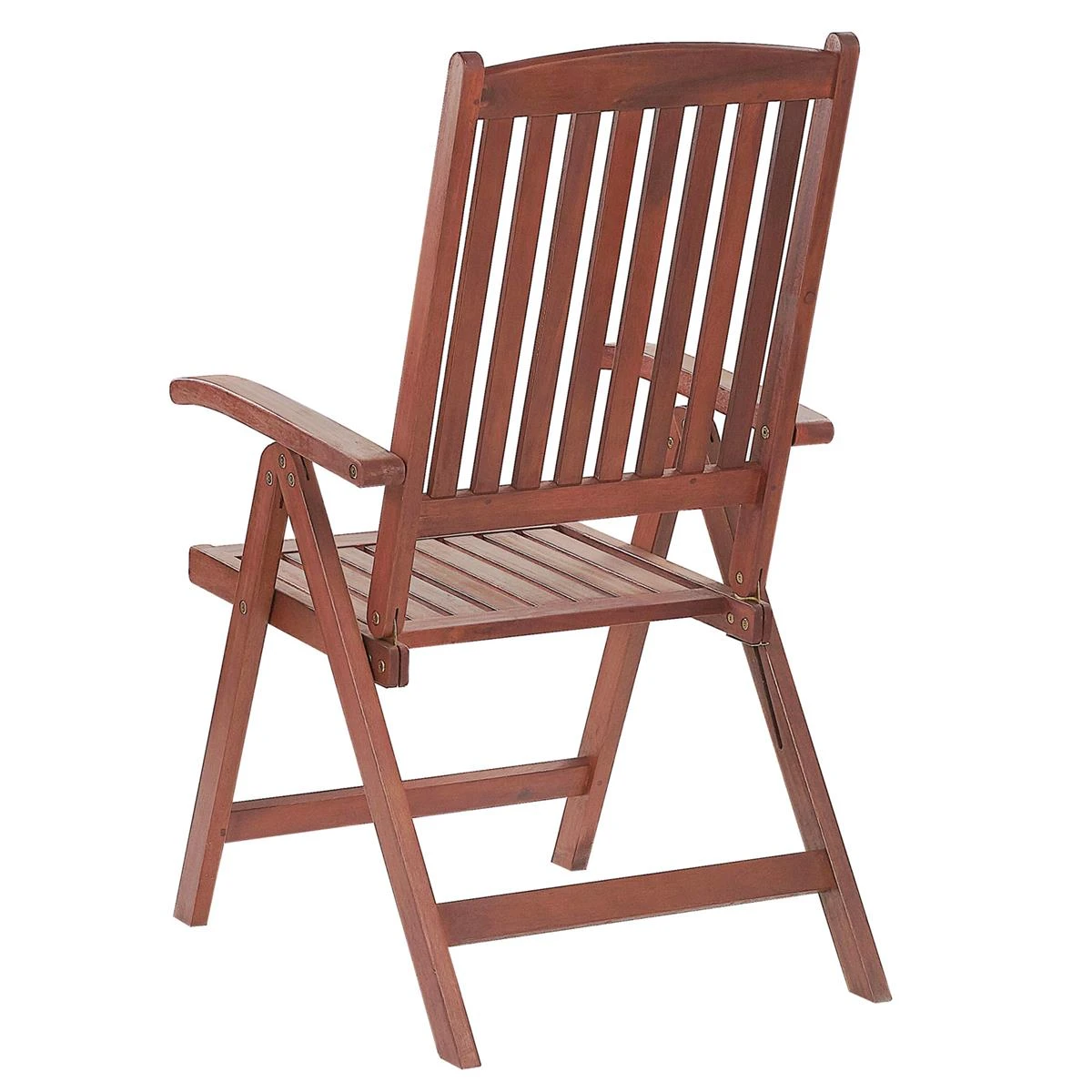 Beliani - TOSCANA - Bistroset Voor 2 - Rood - Acaciahout 9 Beliani - TOSCANA - Bistroset Voor 2 - Rood - Acaciahout - Afbeelding 7