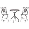 Beliani - CARIATI - Bistroset Voor 2 - Zwart - IJzer 2 Beliani - CARIATI - Bistroset Voor 2 - Zwart - IJzer -Tuinproducten 9441301