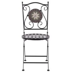 Beliani - CARIATI - Bistroset Voor 2 - Zwart - IJzer 17 Beliani - CARIATI - Bistroset Voor 2 - Zwart - IJzer -Tuinproducten 9441314