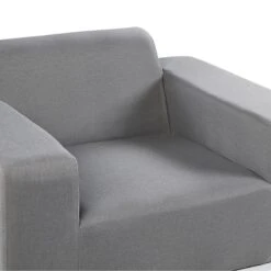 Beliani - ROVIGO - Tuinstoel Set Van 2 - Grijs - Polyester -Tuinproducten 9441464