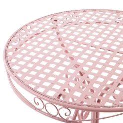 Beliani - ALBINIA - Bistroset Voor 2 - Roze - Metaal 20 Beliani - ALBINIA - Bistroset Voor 2 - Roze - Metaal -Tuinproducten 9441615