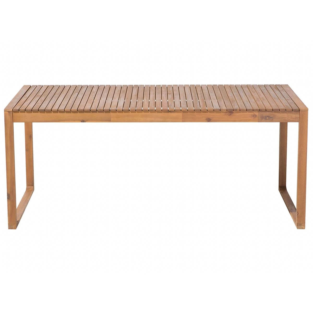 Beliani - SASSARI - Tuinset Voor 8 - Lichte Houtkleur - Acaciahout 6 Beliani - SASSARI - Tuinset Voor 8 - Lichte Houtkleur - Acaciahout - Afbeelding 4