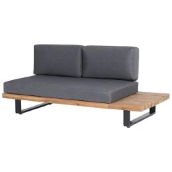 Beliani-MYKONOS-Loungeset Voor 5-Grijs-FSC® Gecertificeerd Acaciahout -Tuinproducten 9443645