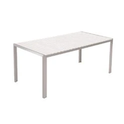 Beliani - NARDO - Tuinset Voor 6 - Wit - Kunsthout 16 Beliani - NARDO - Tuinset Voor 6 - Wit - Kunsthout -Tuinproducten 9445504