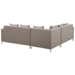 Beliani - BELIZE - Loungeset Voor 5 - Beige - Polyester 16 Beliani - BELIZE - Loungeset Voor 5 - Beige - Polyester -Tuinproducten 9445539