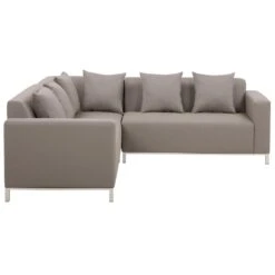 Beliani - BELIZE - Loungeset Voor 5 - Beige - Polyester 18 Beliani - BELIZE - Loungeset Voor 5 - Beige - Polyester -Tuinproducten 9445542