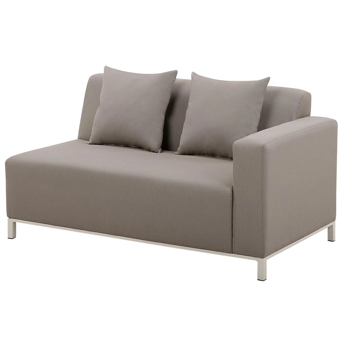 Beliani - BELIZE - Loungeset Voor 5 - Beige - Polyester 10 Beliani - BELIZE - Loungeset Voor 5 - Beige - Polyester - Afbeelding 8