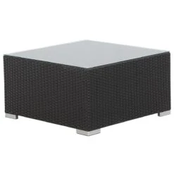 Beliani - SANO - Loungeset Voor 4 - Zwart - PE Rotan 18 Beliani - SANO - Loungeset Voor 4 - Zwart - PE Rotan -Tuinproducten 9447082