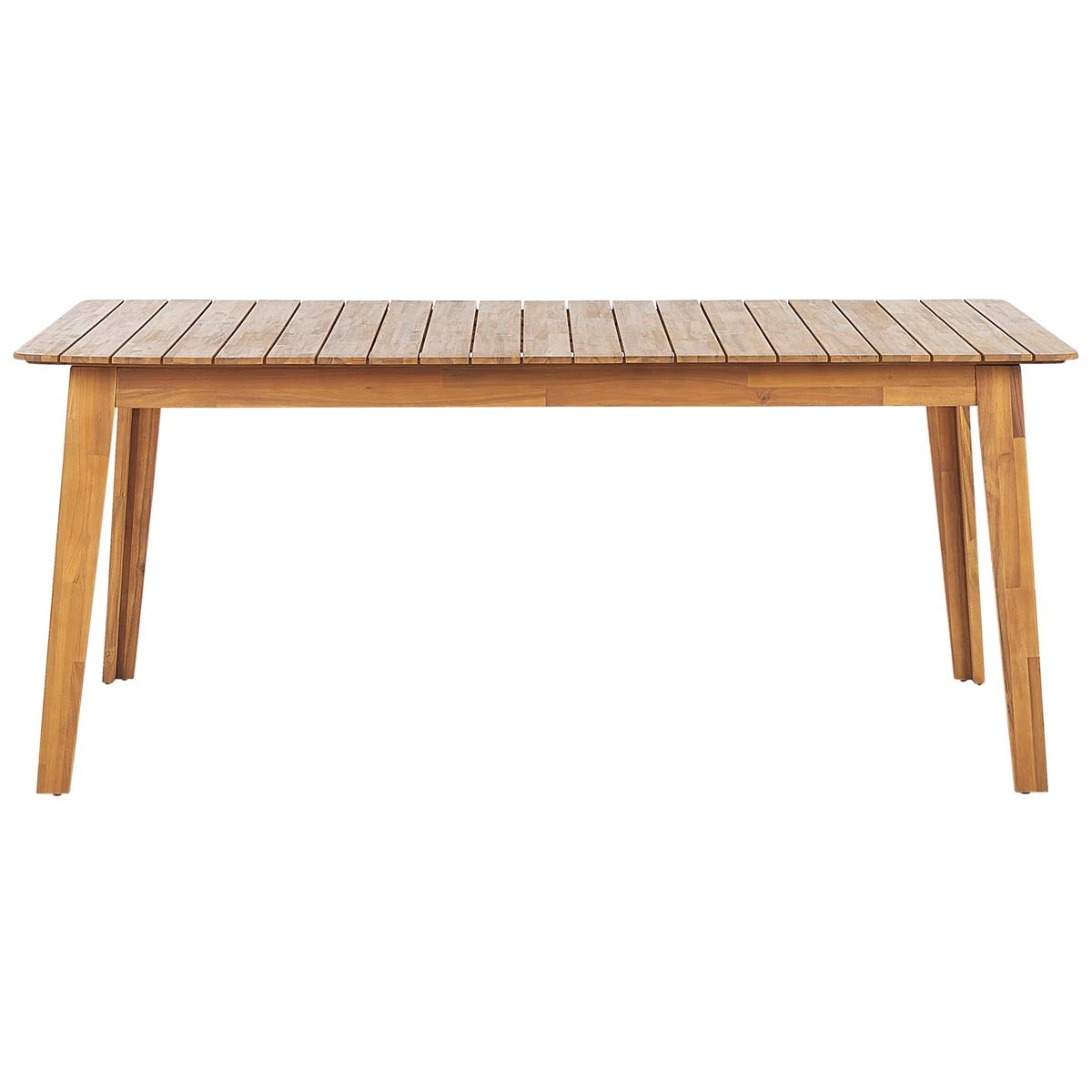 Beliani - FORNELLI - Tuinset Voor 6 - Lichte Houtkleur - Acaciahout 9 Beliani - FORNELLI - Tuinset Voor 6 - Lichte Houtkleur - Acaciahout - Afbeelding 7