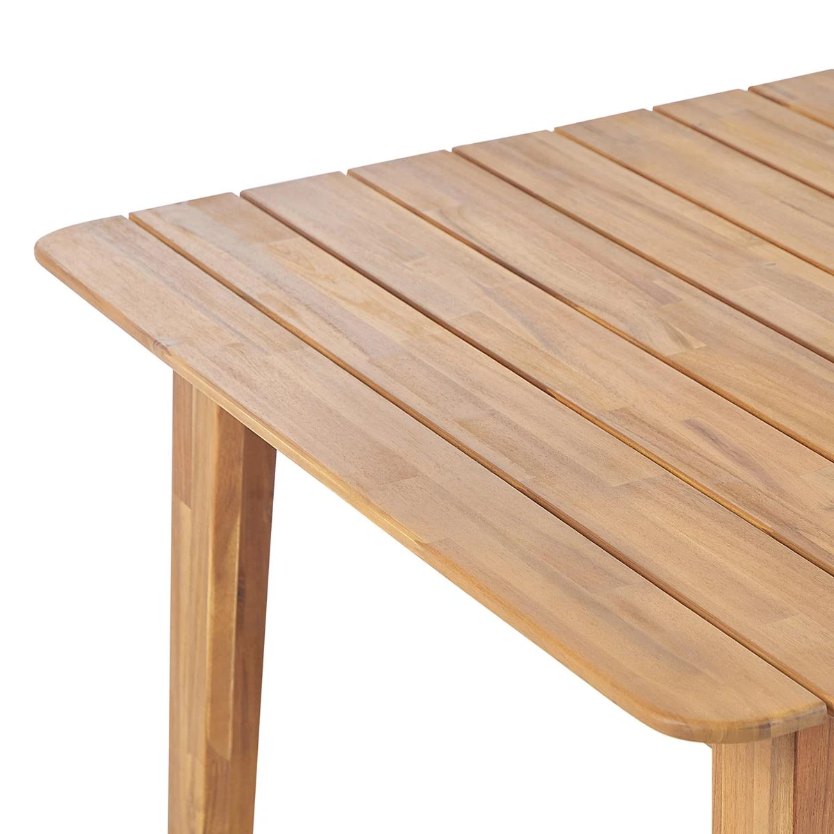 Beliani - FORNELLI - Tuinset Voor 6 - Lichte Houtkleur - Acaciahout 11 Beliani - FORNELLI - Tuinset Voor 6 - Lichte Houtkleur - Acaciahout - Afbeelding 9