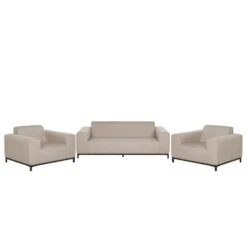 Beliani - ROVIGO - Loungeset Voor 5 - Beige|Zwart - Polyester 17 Beliani - ROVIGO - Loungeset Voor 5 - Beige|Zwart - Polyester -Tuinproducten 9447343