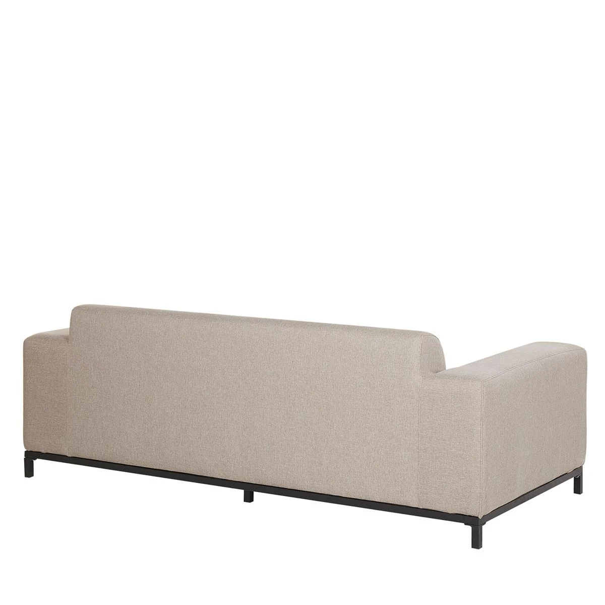 Beliani - ROVIGO - Loungeset Voor 5 - Beige|Zwart - Polyester 9 Beliani - ROVIGO - Loungeset Voor 5 - Beige|Zwart - Polyester - Afbeelding 7