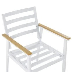 Beliani - CAVOLI - Tuinset Voor 4 - Wit|Beige - Aluminium 20 Beliani - CAVOLI - Tuinset Voor 4 - Wit|Beige - Aluminium -Tuinproducten 9448570