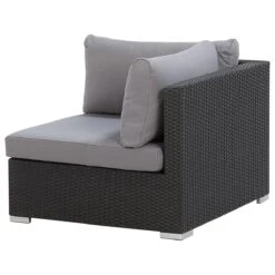 Beliani - SANO - Loungeset Voor 4 - Zwart - PE Rotan 15 Beliani - SANO - Loungeset Voor 4 - Zwart - PE Rotan -Tuinproducten 9448775
