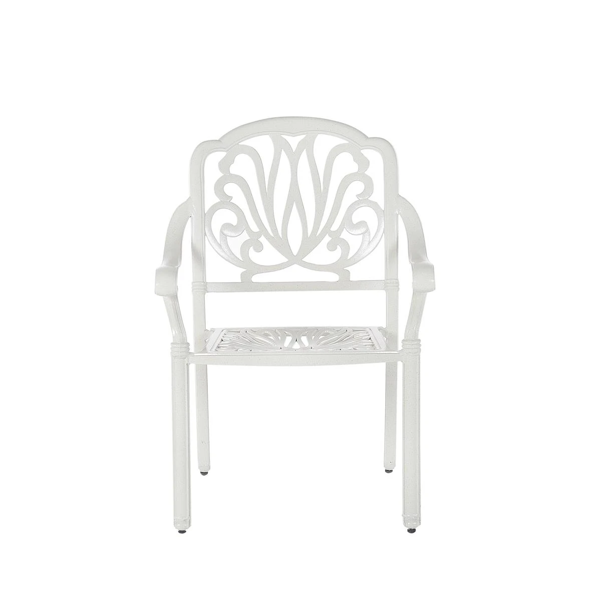 Beliani - ANCONA - Tuinset Voor 4 - Wit - Aluminium 11 Beliani - ANCONA - Tuinset Voor 4 - Wit - Aluminium - Afbeelding 9