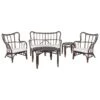 Beliani - BRINDISI - Loungeset Voor 4 - Bruin - Rotan 2 Beliani - BRINDISI - Loungeset Voor 4 - Bruin - Rotan -Tuinproducten 9449034