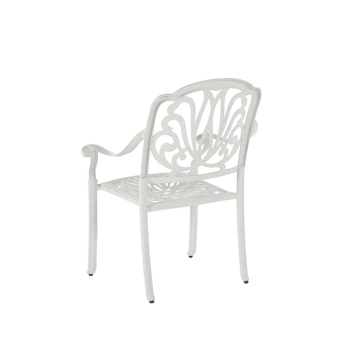 Beliani - ANCONA - Tuinset Voor 4 - Wit - Aluminium 12 Beliani - ANCONA - Tuinset Voor 4 - Wit - Aluminium - Afbeelding 10