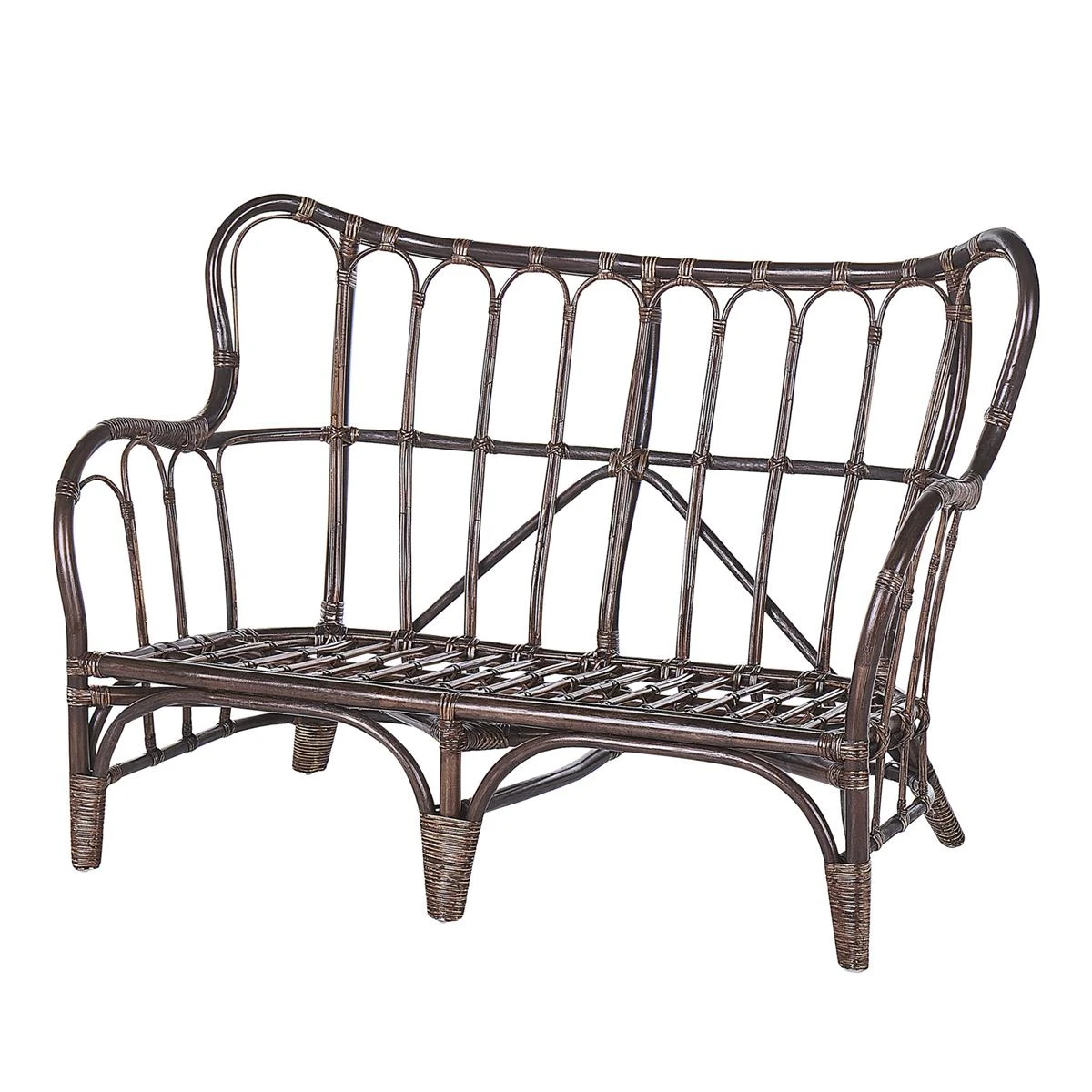 Beliani - BRINDISI - Loungeset Voor 4 - Bruin - Rotan 8 Beliani - BRINDISI - Loungeset Voor 4 - Bruin - Rotan - Afbeelding 6