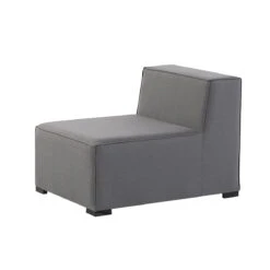 Beliani - AREZZO - Loungeset Voor 7 Rechtszijdig - Grijs - Polyester 19 Beliani - AREZZO - Loungeset Voor 7 Rechtszijdig - Grijs - Polyester -Tuinproducten 9449831