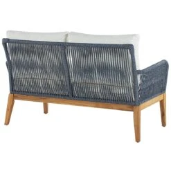 Beliani - MERANO - Loungeset Voor 4 - Wit - Acaciahout 17 Beliani - MERANO - Loungeset Voor 4 - Wit - Acaciahout -Tuinproducten 9450091