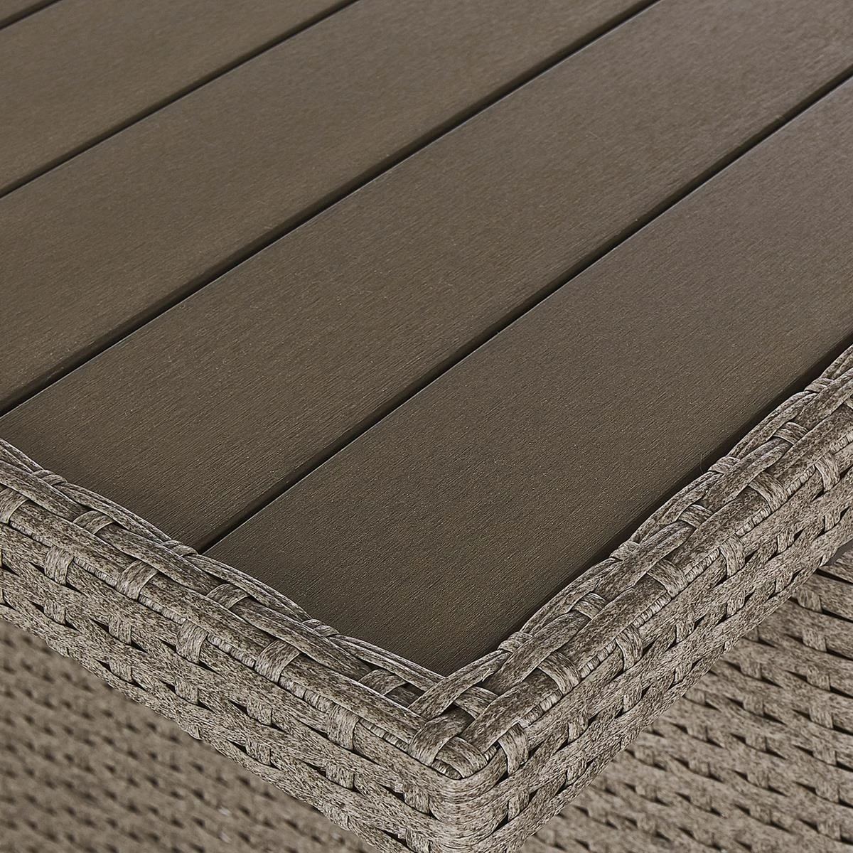 Beliani - FONTI - Loungeset Voor 5 - Natuurlijk - PE Rotan 12 Beliani - FONTI - Loungeset Voor 5 - Natuurlijk - PE Rotan - Afbeelding 10