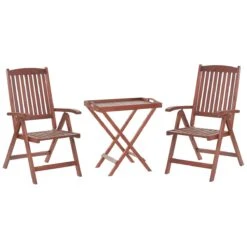 Beliani-TOSCANA-Bistroset Voor 2-Donkere Houtkleur |Taupe-Acaciahout 18 Beliani-TOSCANA-Bistroset Voor 2-Donkere Houtkleur |Taupe-Acaciahout -Tuinproducten 9451444