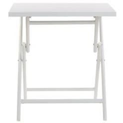 Beliani - CAORLE - Bistroset Voor 2 - Wit - Aluminium 17 Beliani - CAORLE - Bistroset Voor 2 - Wit - Aluminium -Tuinproducten 9451463