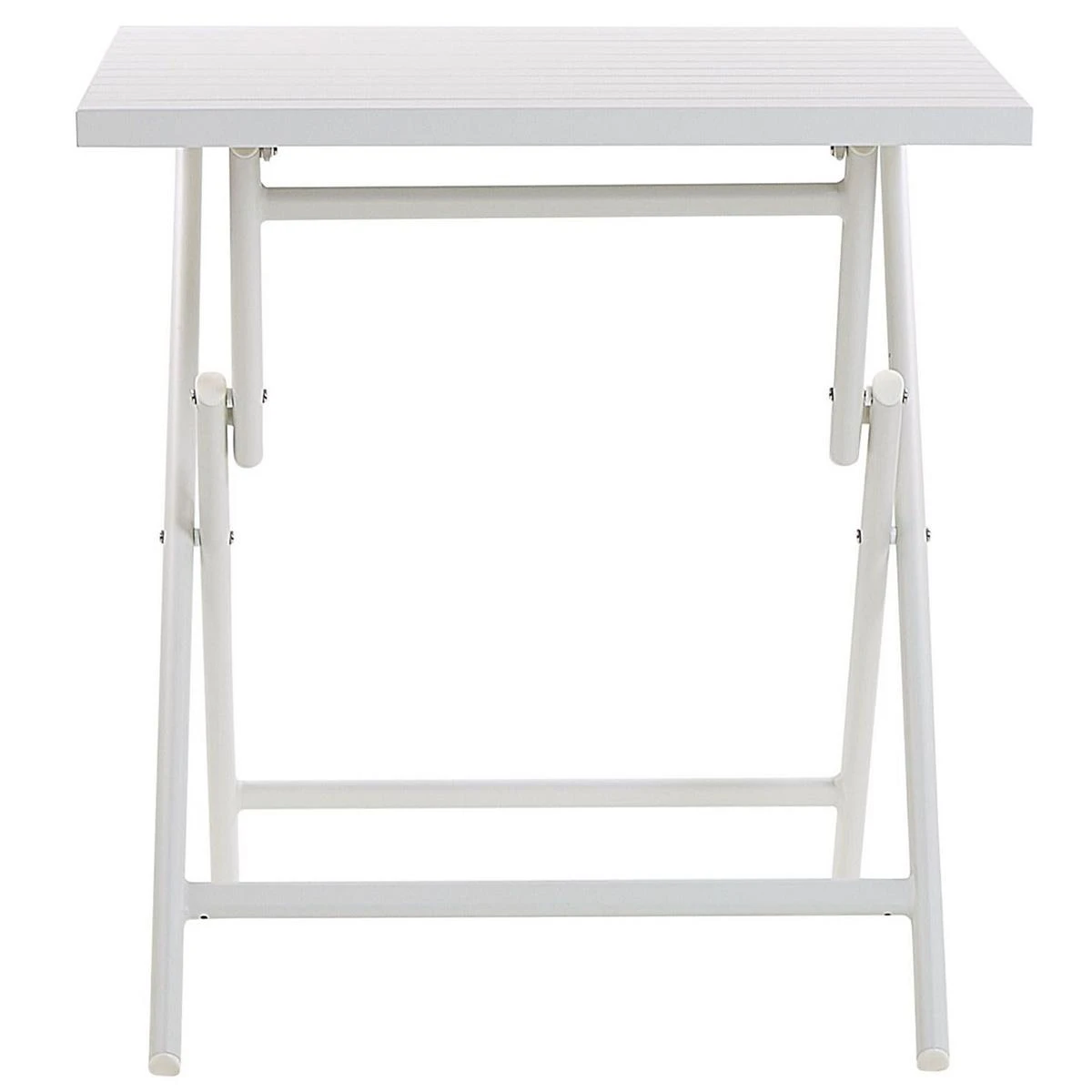 Beliani - CAORLE - Bistroset Voor 2 - Wit - Aluminium 7 Beliani - CAORLE - Bistroset Voor 2 - Wit - Aluminium - Afbeelding 5