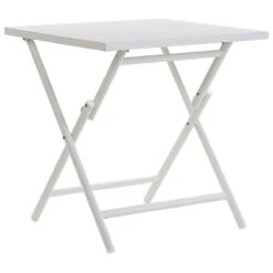 Beliani - CAORLE - Bistroset Voor 2 - Wit - Aluminium 18 Beliani - CAORLE - Bistroset Voor 2 - Wit - Aluminium -Tuinproducten 9451468