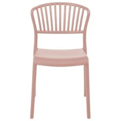 Beliani - GELA - Tuinstoel Set Van 4 - Roze - Polypropyleen 15 Beliani - GELA - Tuinstoel Set Van 4 - Roze - Polypropyleen -Tuinproducten 9451623