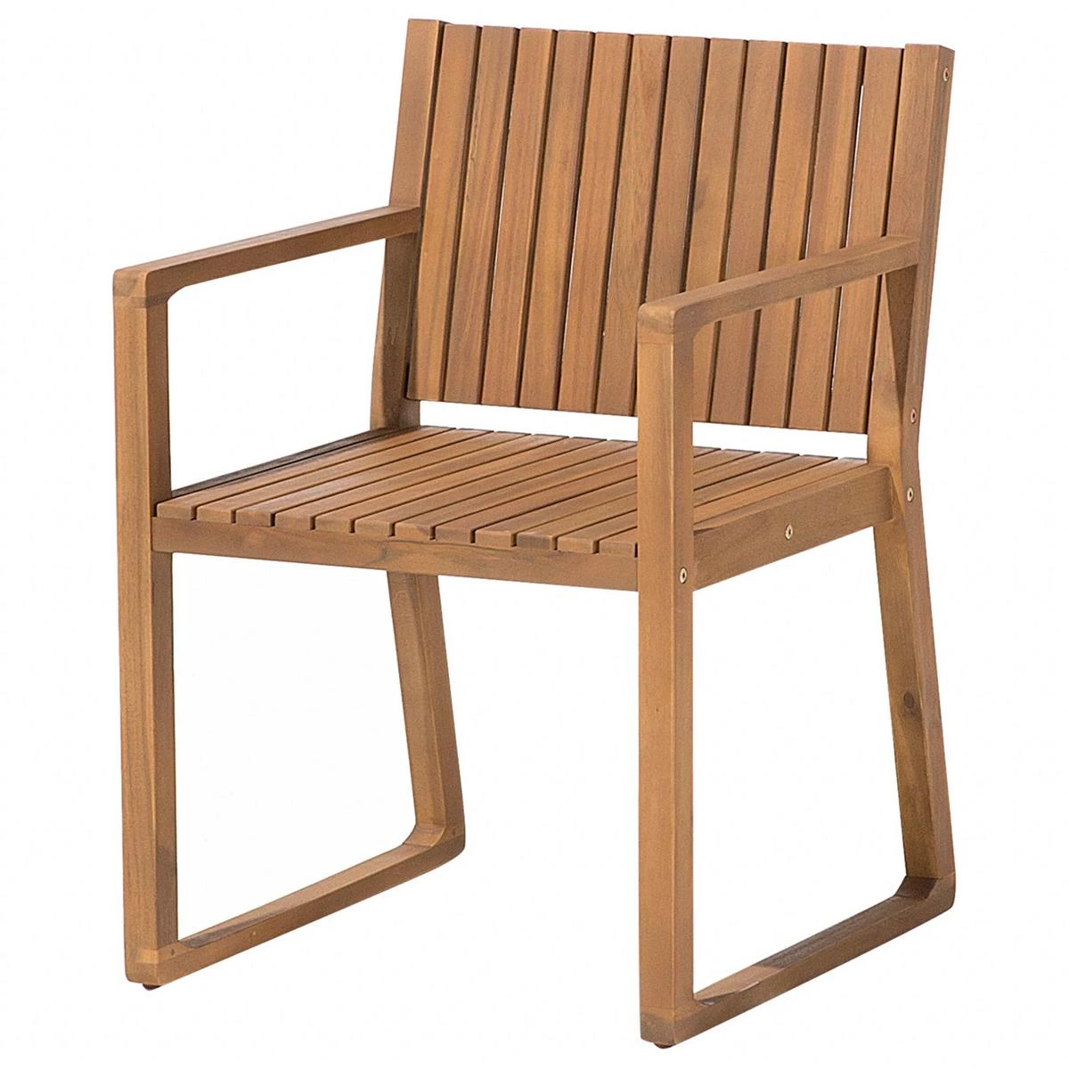 Beliani - SASSARI - Tuinset Voor 6 - Lichte Houtkleur - Acaciahout 8 Beliani - SASSARI - Tuinset Voor 6 - Lichte Houtkleur - Acaciahout - Afbeelding 6