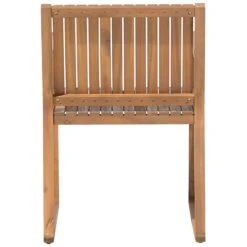 Beliani - SASSARI - Tuinset Voor 6 - Lichte Houtkleur - Acaciahout 20 Beliani - SASSARI - Tuinset Voor 6 - Lichte Houtkleur - Acaciahout -Tuinproducten 9451963