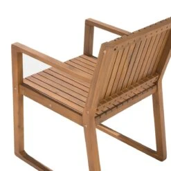 Beliani - SASSARI - Tuinset Voor 6 - Lichte Houtkleur - Acaciahout 22 Beliani - SASSARI - Tuinset Voor 6 - Lichte Houtkleur - Acaciahout -Tuinproducten 9451965