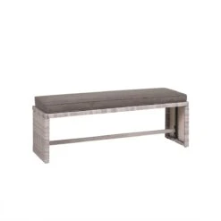 Beliani - VITERBO - Loungeset Voor 8 - Grijs - PE Rotan -Tuinproducten 9453564