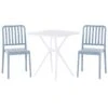 Beliani-SERSALE-Bistroset Voor 2-Blauw|Wit-Synthetisch Materiaal 1 Beliani-SERSALE-Bistroset Voor 2-Blauw|Wit-Synthetisch Materiaal -Tuinproducten 9453842
