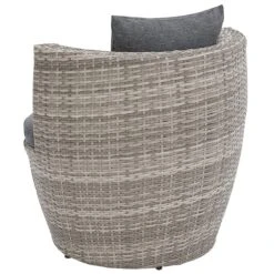 Beliani - CAPRI - Bistroset Voor 2 - Grijs - PE Rotan -Tuinproducten 9453843