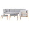 Beliani - RIMA III - Loungeset Voor 6 - Grijs - Polyester 1 Beliani - RIMA III - Loungeset Voor 6 - Grijs - Polyester -Tuinproducten 9454410