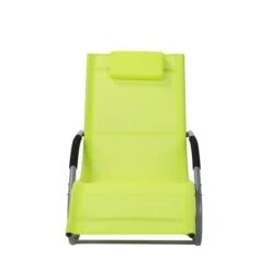 Beliani - CARANO - Strandstoel - Groen - Staal -Tuinproducten 9455163