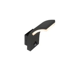 QAZQA Buitenwandlamp Antraciet Incl. LED IP54 Met Bewegingssensor - 20 QAZQA Buitenwandlamp Antraciet Incl. LED IP54 Met Bewegingssensor - -Tuinproducten 9456997