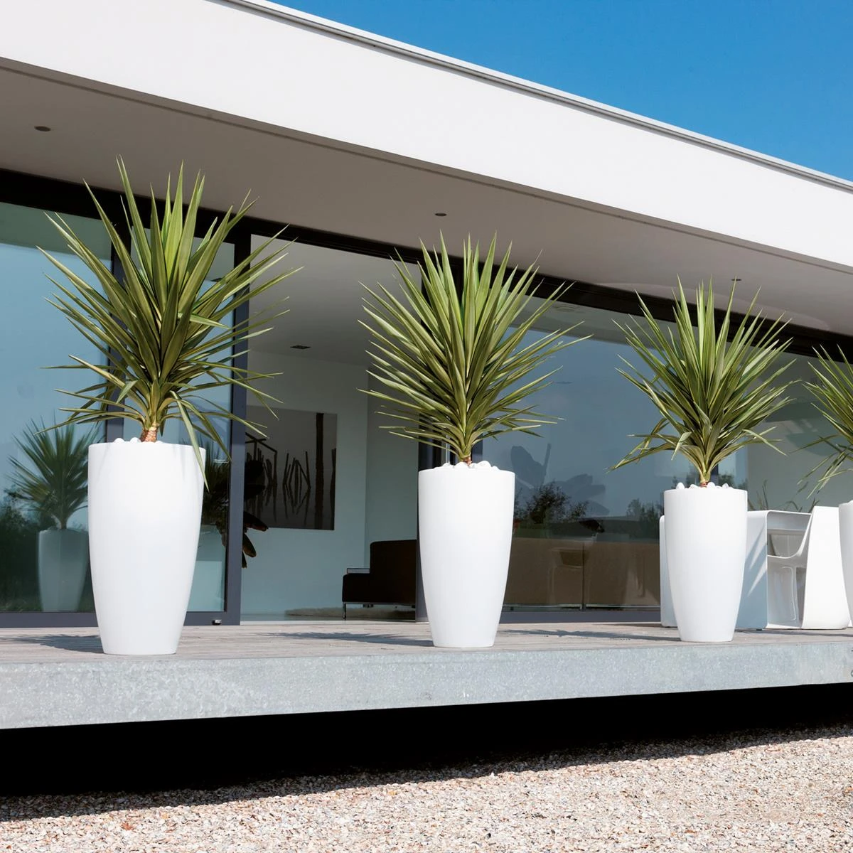 Elho Pure Soft Round High Bloempot Ø 35 Cm - Wit 9 Elho Pure Soft Round High Bloempot Ø 35 Cm - Wit - Afbeelding 7